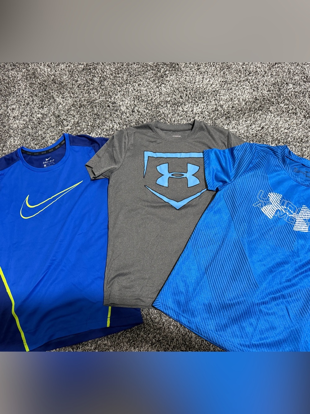 3 boys size Medium dri-fit t-shirts